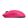 Logitech G PRO 2 - myš - herná - pre pravákov a ľavákov - optická - 8 tlačidiel - bezdrôtová, káblová - 2,4 GHz, USB - USB Logitech LIGHTSPEED prijímač - ružová (910-007310)