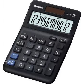 Stolná kalkulačka Casio MS-20F 12-miestna čierna solárna batéria