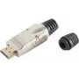 HDMI konektor ShiverPeaks 77405-S kovový na samomontáž, kompatibilný s 4K2K