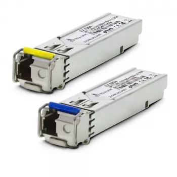 Extralink SFP WDM modul 1.25G, 1.25Gbit/s, 1310/1550nm, singlemode, 20km, LC, DOM, pár