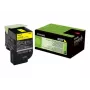 Lexmark 802Y originálny toner (80C20Y0), žltý, 1 000 strán