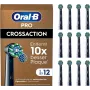 Oral-B Pro CrossAction náhradné hlavice kefiek, 12 ks