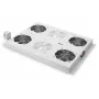 Digitus DN-19 FAN-4-SRV strešná ventilačná jednotka pre rackové skrine, 4 ventilátory, sivá