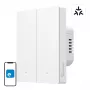 WLAN nástenný vypínač Sonoff M5-2C-80W 2-kanálový pre rámiky