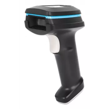 Manhattan 2D Long Range LED čítačka čiarových kódov, USB, hĺbka skenovania 450 mm, max. okolité svetlo 100 000 luxov (slnečné svetlo), podporuje symbologie - 1D (x21 verzií) a 2D (x10 verzií), skener RJ45 na USB 1,8m kábel (najbežnejší typ, USB-A), čierna, 3 roky záruka