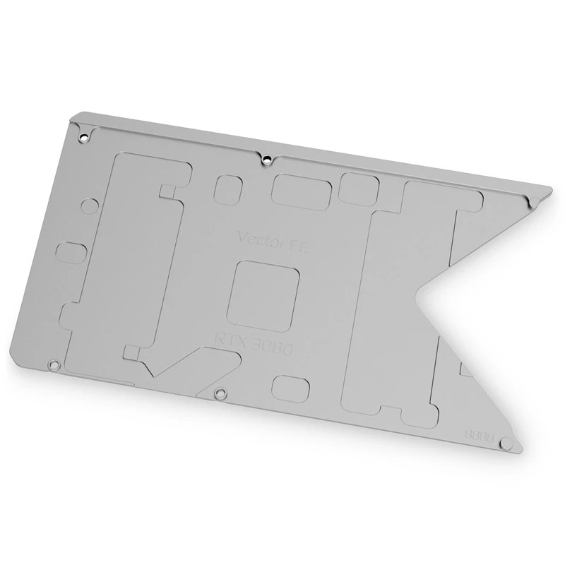 EK Water Blocks EK-Quantum Vector FE RTX 3080 Backplate - strieborná