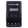 Nabíjačka akumulátorov everActive NC450B — 4‑článková nabíjačka AAA, 110/230V AC, čierna