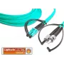 Lightwin LDP-50 LC-ST 1.0 OM3 optický kábel 1 m aqua (LDP-50 LC-ST 1.0 OM3)