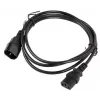 Napájací kábel Lanberg CA-C13E-10CC-0018-BK čierny 1,8 m