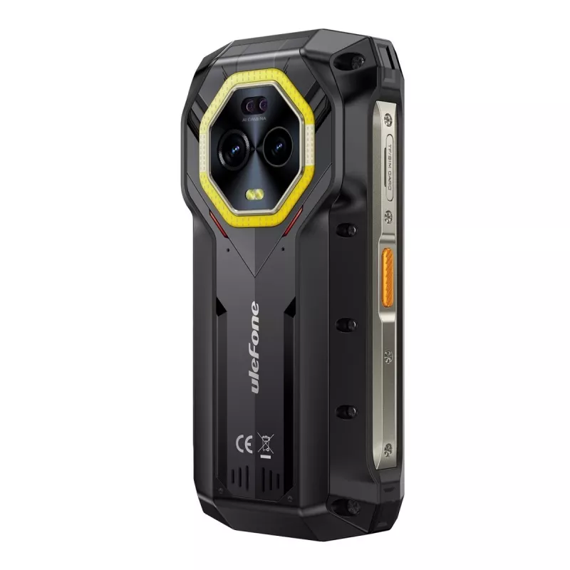 Ulefone Armor Mini 20 smartfón, 4,7 palca, Helio G99, 8GB RAM, 256GB, 6200 mAh, Android 14, čierny