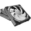 Alpenföhn 84000000228 Wing Boost 4 PWM RGB ventilátory do skrinky, 120 mm, 500–1800 ot./min, 3 ks, čierne