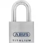 Visiaca zámka ABUS 96 TITALIUM Keyed to Differ 5cm šírka 2.3cm hĺbka 5.8cm výška