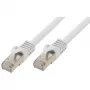 Sieťový kábel S/CONN Cat7 15m biely