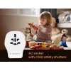Nástenný cestovný adaptér GEMBIRD TPA-1A2C20-02-W 20W — 1xUSB-A + 2xUSB-C, zástrčka typ G, 100–250 V, biela