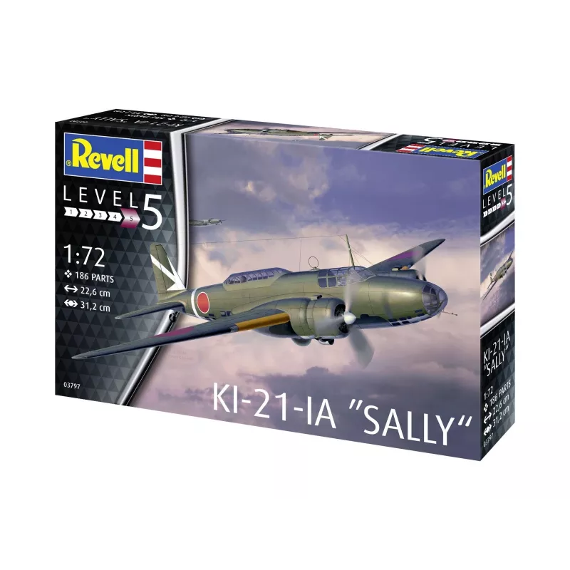 Revell KI-21-LA Sally 1:72 modelárska stavebnica