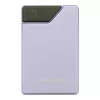 Prenosná powerbanka Tellur TLL158441, 10000 mAh, integrovaný USB-C a Lightning kábel, fialová