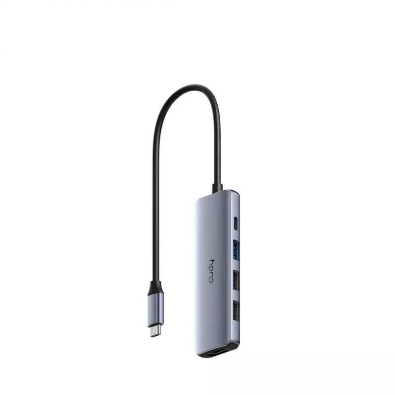 CUDY UH405 5-IN-1 USB-C hub s HDMI 4K
