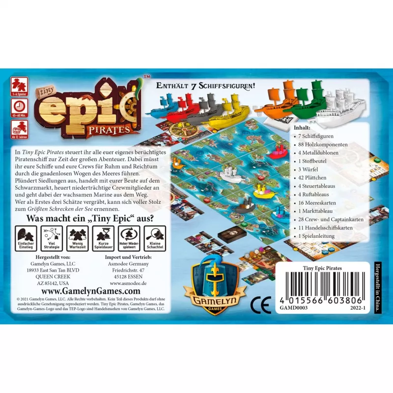 Tiny Epic Pirates rodinná hra