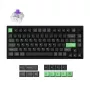Mechanická klávesnica Keychron P1 H-M1Z 75% káblová & bezdrôtová USB, RF, Bluetooth 5.2, RGB podsvietenie, čierna, batéria až 100 h, USB-C