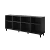 Komoda Cama Meble ETNA 2000×420×820 mm, čierna matná, drevotrieska