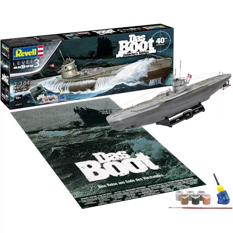 Model v mierke Revell DAS BOOT 40. výročie darčeková sada