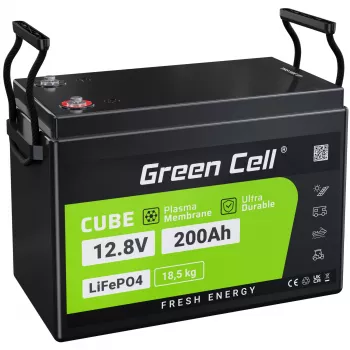 Greencell LiFePO4 batéria - 200Ah - 12.8V - 2560Wh L (CAV04S)