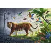 Drevené puzzle tiger v džungli (505 dielikov)