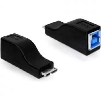 Káblový adaptér micro USB-B samec USB-B samica čierny DeLOCK 65216