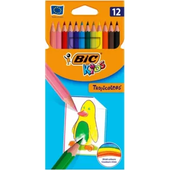 BIC pastelky TROPICOLORS 12 farieb 022503