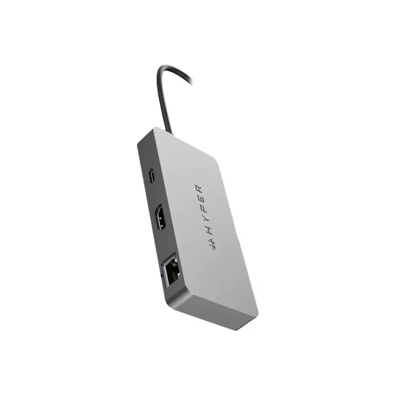 HYPER HDMB2 rozbočovač USB 3.2 Gen 1 (3.1 Gen 1) Type-C 5000 Mbit/s nehrdzavejúca oceľ
