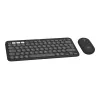 Logitech Pebble 2 Combo for Mac bezdrôtová klávesnica a myš QWERTZ nemecká grafitová