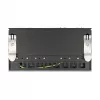 Patch panel DELOCK Mini Desktop RJ45 8 portov Cat.6A tienený čierny na stôl, stenu alebo lištu DIN