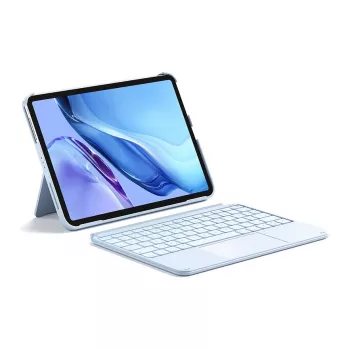 Klávesnica Inateck KB04122 QWERTZ Bluetooth s touchpadom, integrovanou 500 mAh batériou, modrá