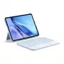 Klávesnica Inateck KB04122 QWERTZ Bluetooth s touchpadom, integrovanou 500 mAh batériou, modrá
