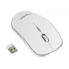 Bezdrôtová myš GEMBIRD MUSW-4B-01-W, obojručná, optická 1600 DPI, 4 tlačidlá, RF Wireless, biela