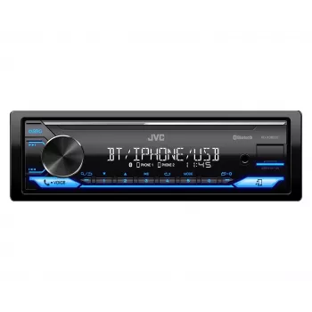 Autorádio JVC KDX-382BT s Bluetooth a USB — Single DIN, AUX vstup, FM tuner