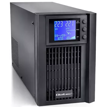 UPS QOLTEC Pure Sine Wave 1kVA 800W s AVR a LCD displejom