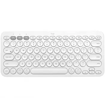 Logitech Multi-Device K380 - klávesnica - bezdrôtová - Bluetooth 3.0 - nemecká - Off-White