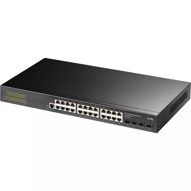 Managed switch Cudy GS2024S2 L2/L3 Gigabit Ethernet 24 portov 1U