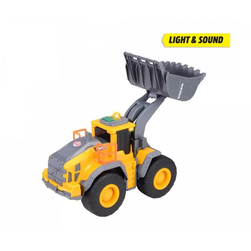 Dickie Toys Volvo kolesový nakladač so svetlom a zvukom (203723006)