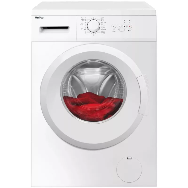 Amica WA0S610DO práčka s predným plnením, 6 kg, 1000 ot./min., biela
