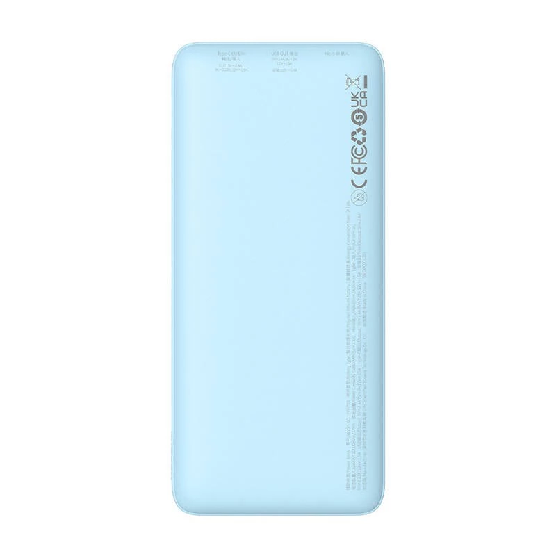 Prenosná powerbank Baseus Airpow 10000 mAh, 20W, LiPo, USB-C + USB-A, modrá