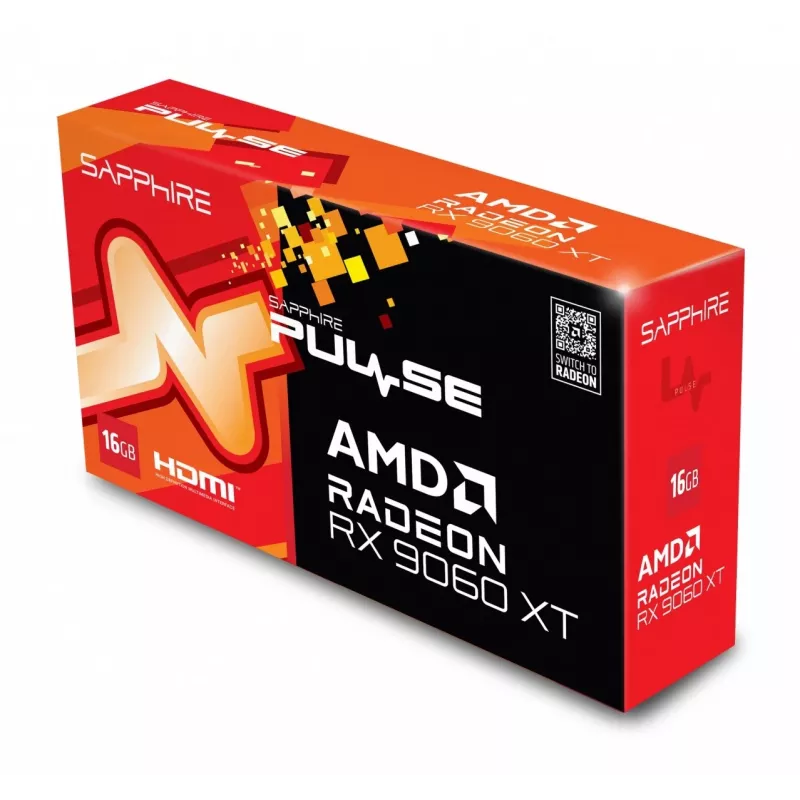 SAPPHIRE PULSE Radeon RX 9060 XT 16GB grafická karta