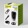 Elektrický holiaci strojček Maestro MR-672 USB nabíjateľný vodotesný – cestovný fóliový holiaci strojček