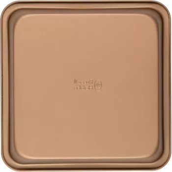Štvorcová panvica Russell Hobbs RH02148GEU7 22 cm zlatá, nepriľnavá panvica na vyprážanie