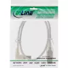 Microconnect USBAB5ANGLED-L USB kábel USB 2.0 5 m USB A USB B biely