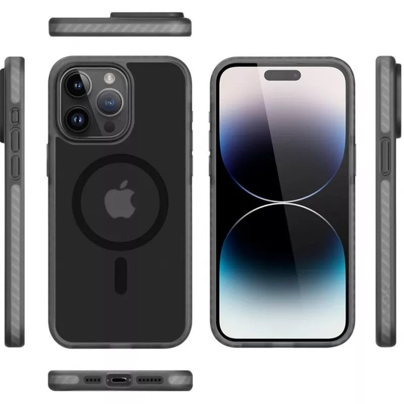 StyleShell Invisio, Puzdro na telefón Čierne, iPhone 16 Pro Max