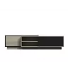 Cama TV skrinka SIGMA1 180 dub Sonoma/čierna lesklá