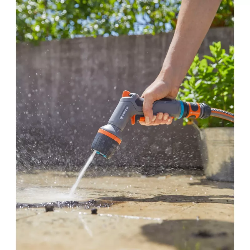 Čistiaca striekacia pištoľ Comfort ecoPulse, striekacia pištoľ sivá/oranžová