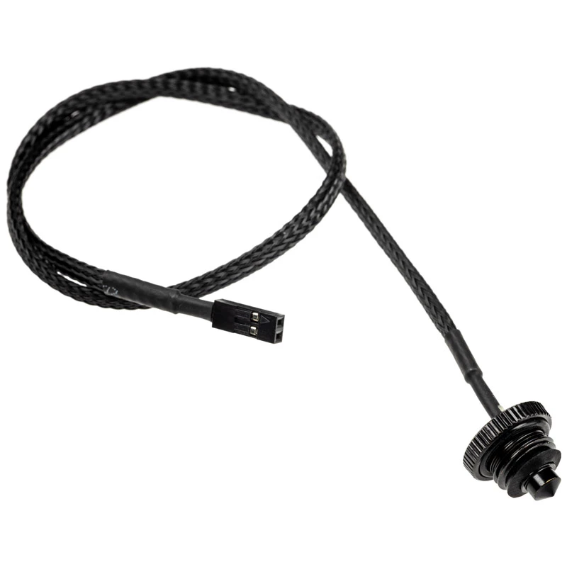 Alphacool Eiszapfen 17596 plochý snímač teploty, G1/4, čierny